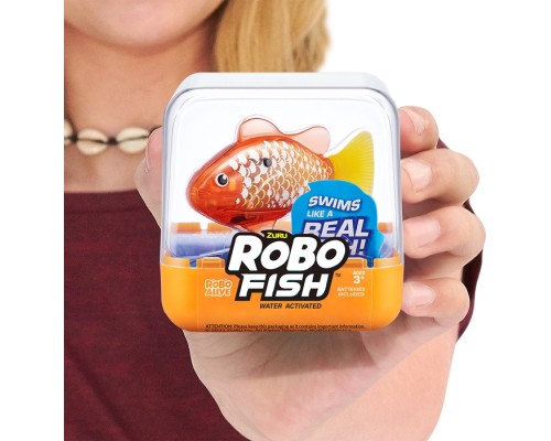 Інтерактивна іграшка Pets & Robo Alive S3 - Роборибка (золотиста) (7191-2)