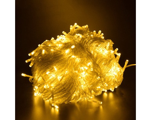 Гірлянда ColorWay LED 100 10м (8 функцій) теплий колір USB (CW-G-100L10U)