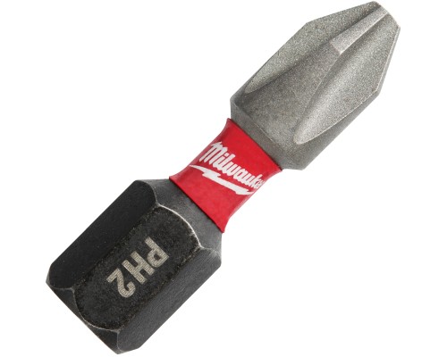 Набір біт Milwaukee SHOCKWAVE, PH2, 25мм, 2шт (4932430852)