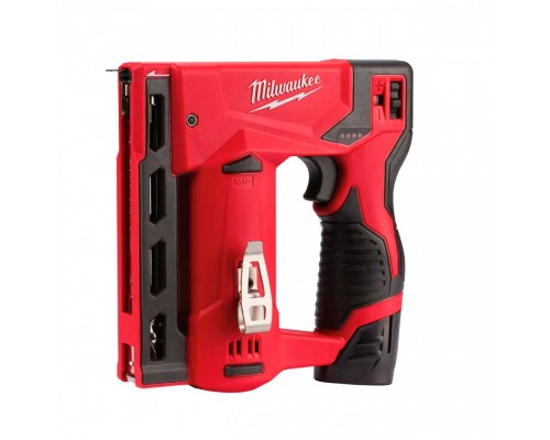 Степлер будівельний Milwaukee M12 BST-202X 2x2Ah, HD кейс (4933459635)