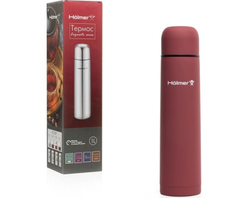 Термос Hölmer Exquisite 1000 мл Червоний (TH-01000-SRR Exquisite)