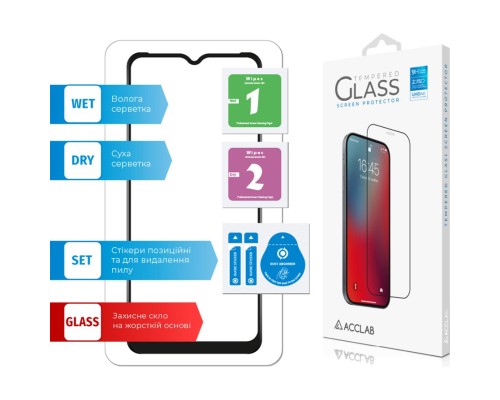 Скло захисне ACCLAB Full Glue Realme C25 (1283126518409)
