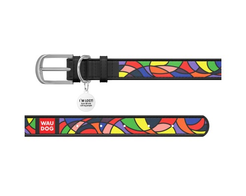 Нашийник для тварин WAUDOG Design з QR паспортом 
