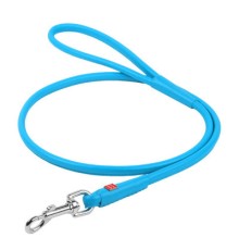 Повідок для собак WAUDOG Glamour круглий XS d 4 мм Д 122 см блакитний (33882)
