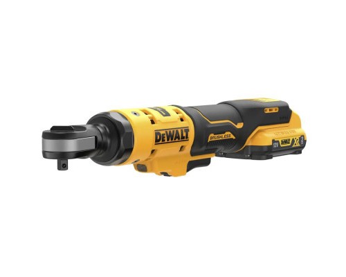 Гайковерт DeWALT кутовий, 12V XR Li-lon 2Ач, безщітковий, 81 Нм, сумка (DCF503D1)