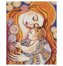 Картина по номерам Santi Материнська любов 40*50 см алмазна мозаїка (954708)