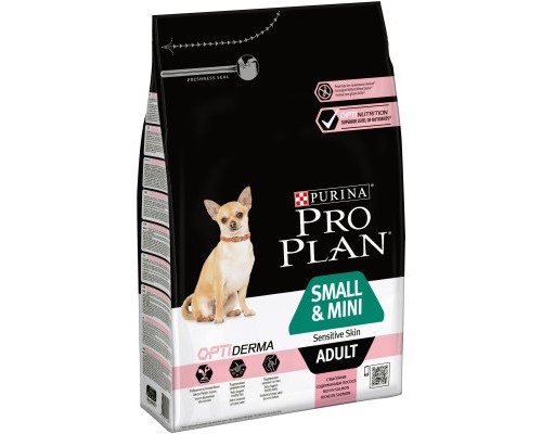 Сухий корм для собак Purina Pro Plan Small&Mini Sensitive Skin з лососем 3 кг (7613035114890)