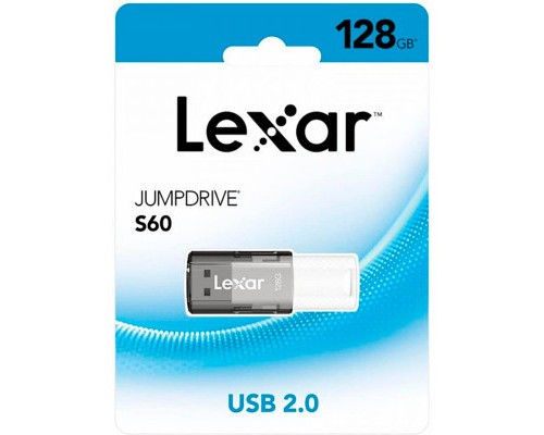 USB флеш накопичувач Lexar 128GB S60 USB 2.0 (LJDS060128G-BNBNG) 