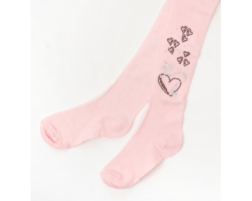 Колготки дитячі BNM зі стразами (M0C0302-1174-5G-pink)