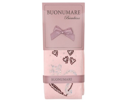 Колготки дитячі BNM зі стразами (M0C0302-1174-5G-pink)