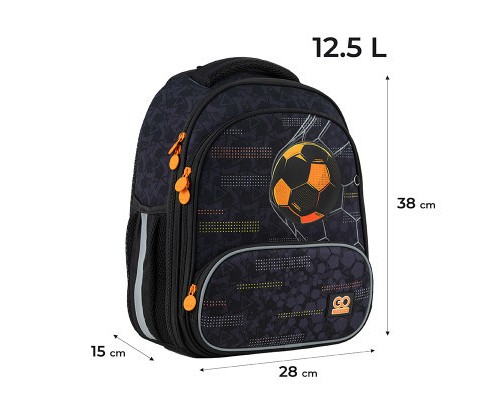 Рюкзак шкільний GoPack Education 597M-8 Goal Time (GO24-597M-8)