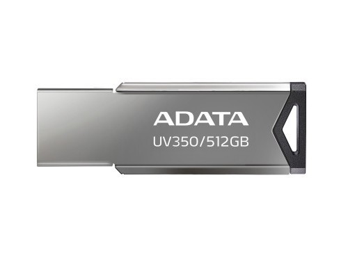 USB флеш накопичувач ADATA 512GB UV350 Metallic USB 3.2 (AUV350-512G-RBK) 