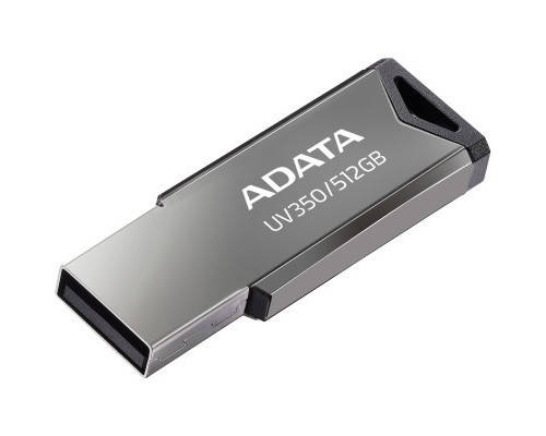 USB флеш накопичувач ADATA 512GB UV350 Metallic USB 3.2 (AUV350-512G-RBK) 