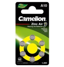 Батарейка А10 / PR70 Zinc-Air * 6 Camelion (А10-BP6)