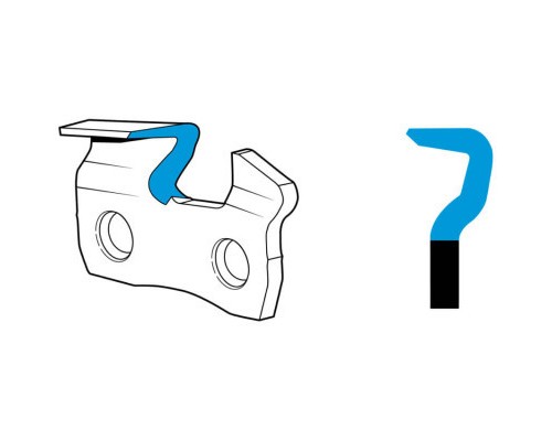 Ланцюг Oregon 3/8', 1.3 мм, 62 ланки, довжина 18'/45 см (91VXL_62E)