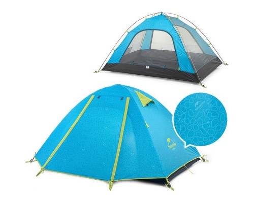 Намет Naturehike чотиримісний P-Series NH18Z044-P 210T/65D блакитний (6975641888055) Намет Naturehike чотиримісний P-Series NH18Z044-P 210T/65D блакитний (6975641888055)