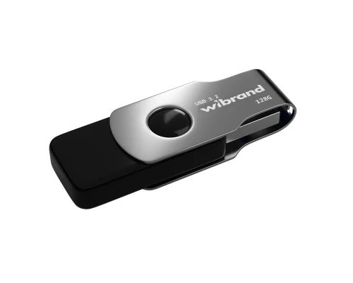 USB флеш накопичувач Wibrand 128GB Lizard Black USB 3.2 Gen 1 (USB 3.0) (WI3.2/LI128P9B) 