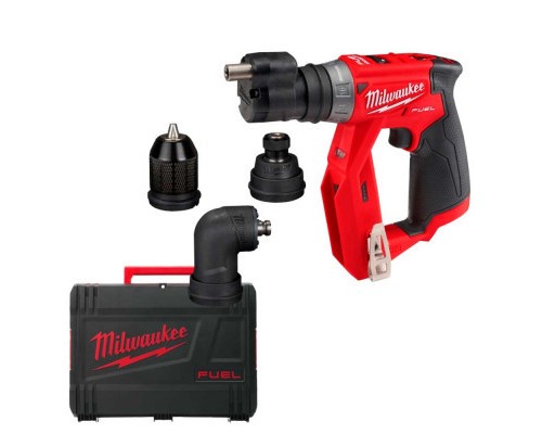 Шуруповерт Milwaukee M12 FDDXKIT-0X, 34Нм, 4 насадки FIXTEC, HD кейс (без АКБ та ЗП) (4933471332)
