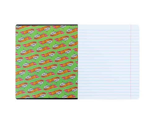 Зошит Kite Hot Wheels 18 аркушів, лінія (HW24-237)