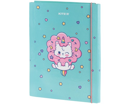 Папка для трудового навчання Kite А4 Rainbow Catcorn (K23-213-01)