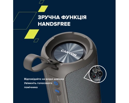 Акустична система Canyon OnMove 15 EQ TWS IPX6 Beige (CNE-CBTSP15BG) 