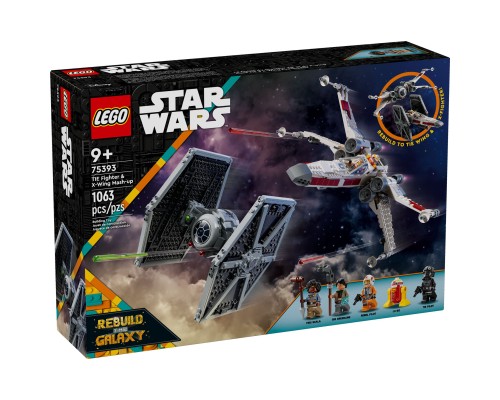 Конструктор LEGO Star Wars Збірний пакет «Винищувач TIE і Корабель X-wing» (75393)
