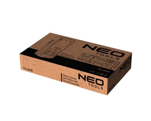 Далекомір Neo Tools 0.05100м, 2мм, 0.96кг (75-206)