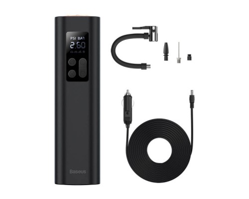 Автомобільний компресор Baseus Super Mini Inflator Pump Black (CRCQ000001)