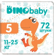 Підгузки Dino Baby Розмір 5 (11-25 кг) 72 шт (2 пачки по 36 шт) (2000998941208)