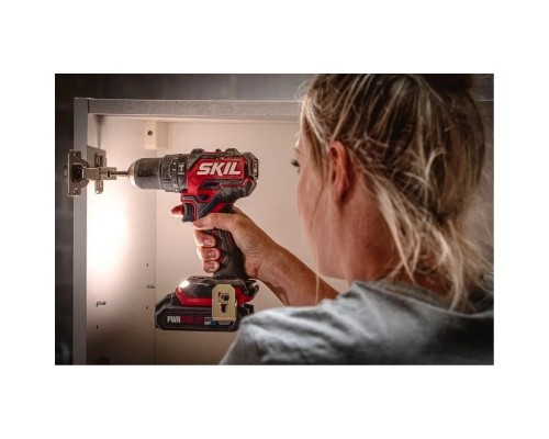 Шуруповерт Skil акумуляторний безщітковий ударний 3075 CA Compact, 2.5Ah (CD1E3075CA+BC1E3110AA)