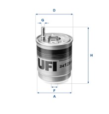 Фільтр паливний UFI 24.129.00