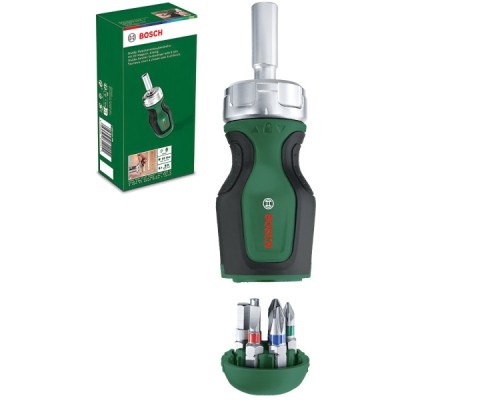 Викрутка Bosch з храповиком 6 насадок (1.600.A02.7PK)