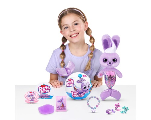 Інтерактивна іграшка Pets & Robo Alive серії Furmaids – Кролик Старлет (9555B)