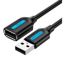 Дата кабель USB 2.0 AM/AF 1.5m Vention (ZAFBG)