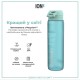 Пляшка для води ION8 OneTouch Times To Drink 1000 мл BPA Free, Sonic Blue (I8RF1000PBMOT2)