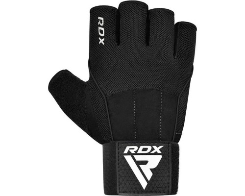 Рукавички для фітнесу RDX W3 with EVA Padding Black M (WGS-W3B-M+)