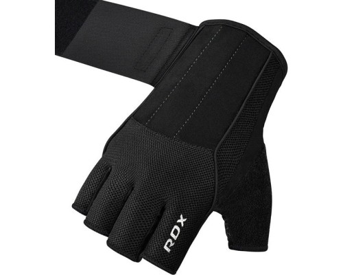 Рукавички для фітнесу RDX W3 with EVA Padding Black M (WGS-W3B-M+)