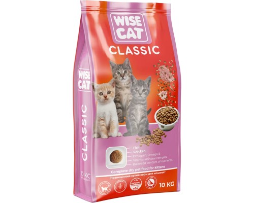 Сухий корм для кішок Wise Cat Classic 400 г (4820111141708)