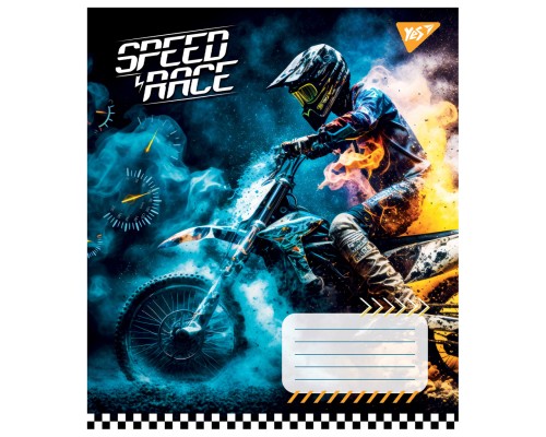 Зошит Yes Speed race А5 36 аркушів клітинка (767337)