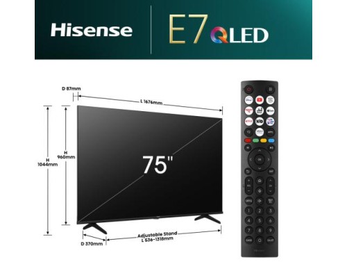 Телевізор Hisense 75E7NQ