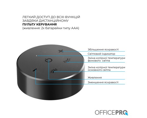 Світильник OfficePro LED лампа на монітор SL145B (SL145B)