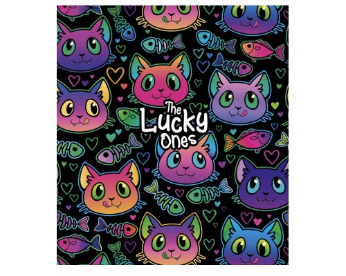 Зошит Школярик The Lucky ones 12 аркушів клітинка (012-3089K)