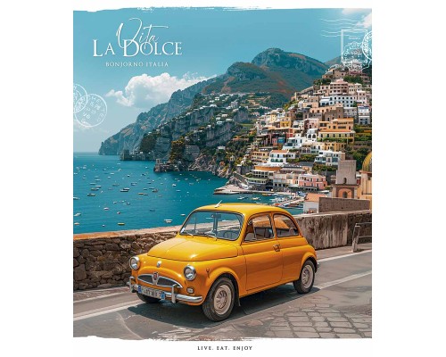 Зошит Школярик Dolce Vita 48 аркушів клітинка (048-3465K)