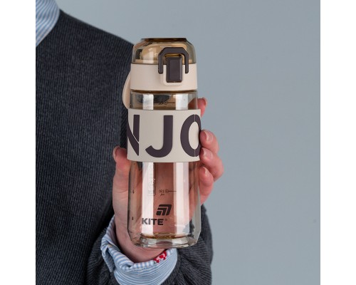 Пляшка для води Kite 550 мл коричнева (K25-1232-3)