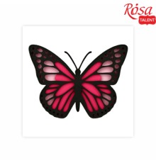 Картина по номерам Rosa Talent 3D Метелик 4 МДФ ґрунтоване, 4 шари, 17х17 см (4823098529033)