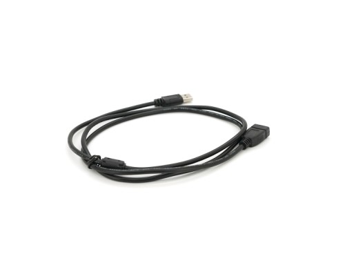 Дата кабель USB 2.0 AM/AF 1.5m ferrite black Voltronic (YT-AM/AF-1.5B)