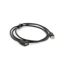 Дата кабель USB 2.0 AM/AF 1.5m ferrite black Voltronic (YT-AM/AF-1.5B)