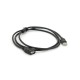 Дата кабель USB 2.0 AM/AF 1.5m ferrite black Voltronic (YT-AM/AF-1.5B)