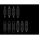 Набір біт для мультитула NexTool Flagship Captain та Pocket tool (NE20296)