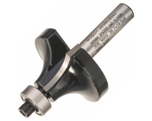 Фреза Bosch Professional карнизна, Std, S8, R12, L19 (2.608.628.343)